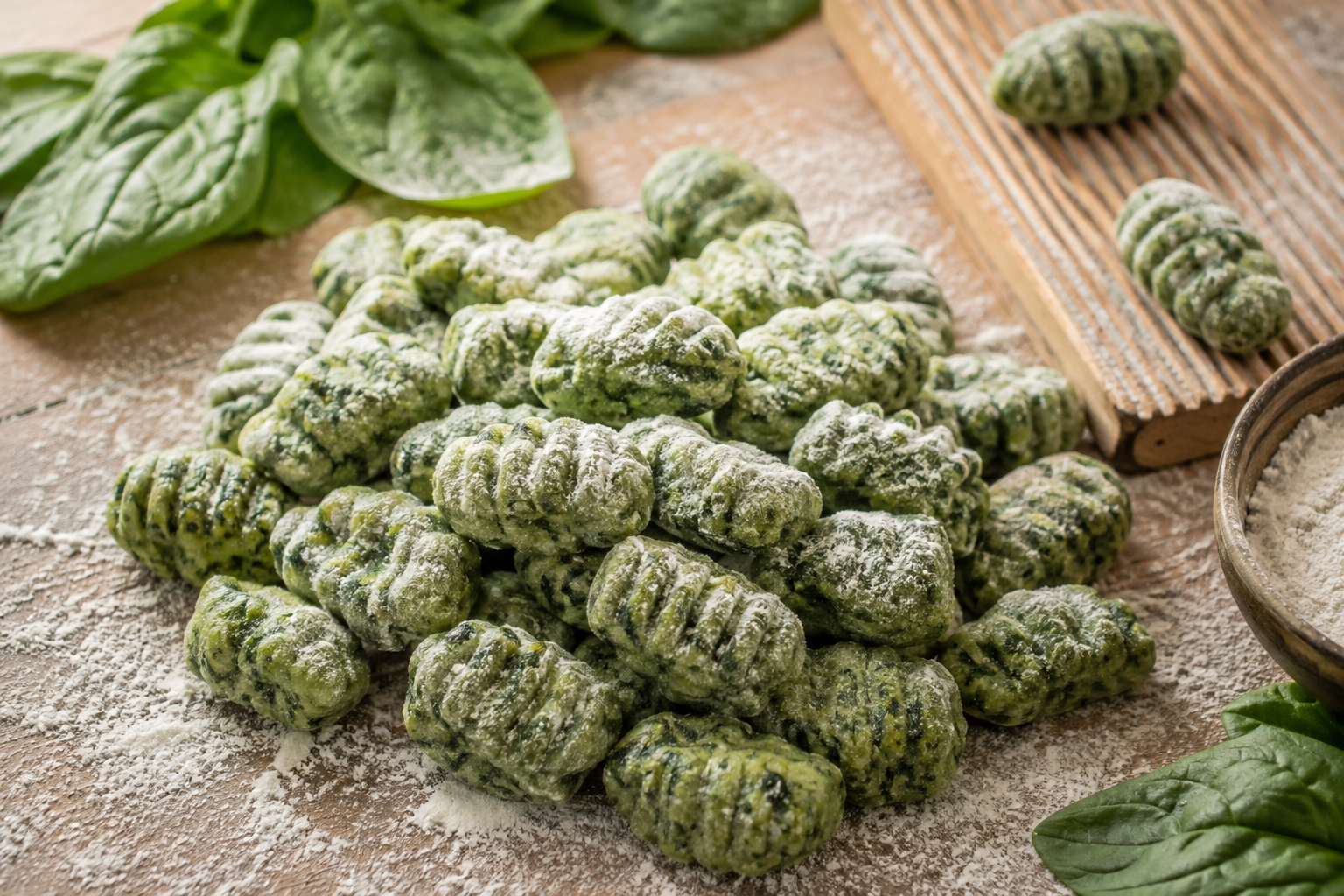 Ñoquis de Espinaca Caseros